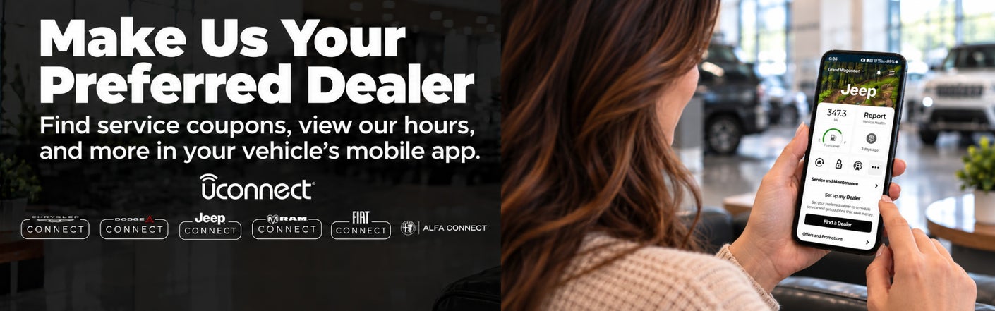 uconnect® make us your preferred dealer | Monroeville Dodge Ram in Monroeville PA