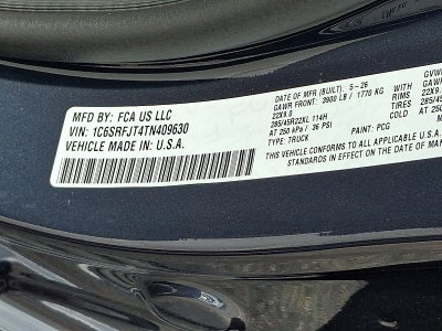 2026 RAM 1500 RAM 1500 LARAMIE CREW CAB 4X4 5'7' BOX