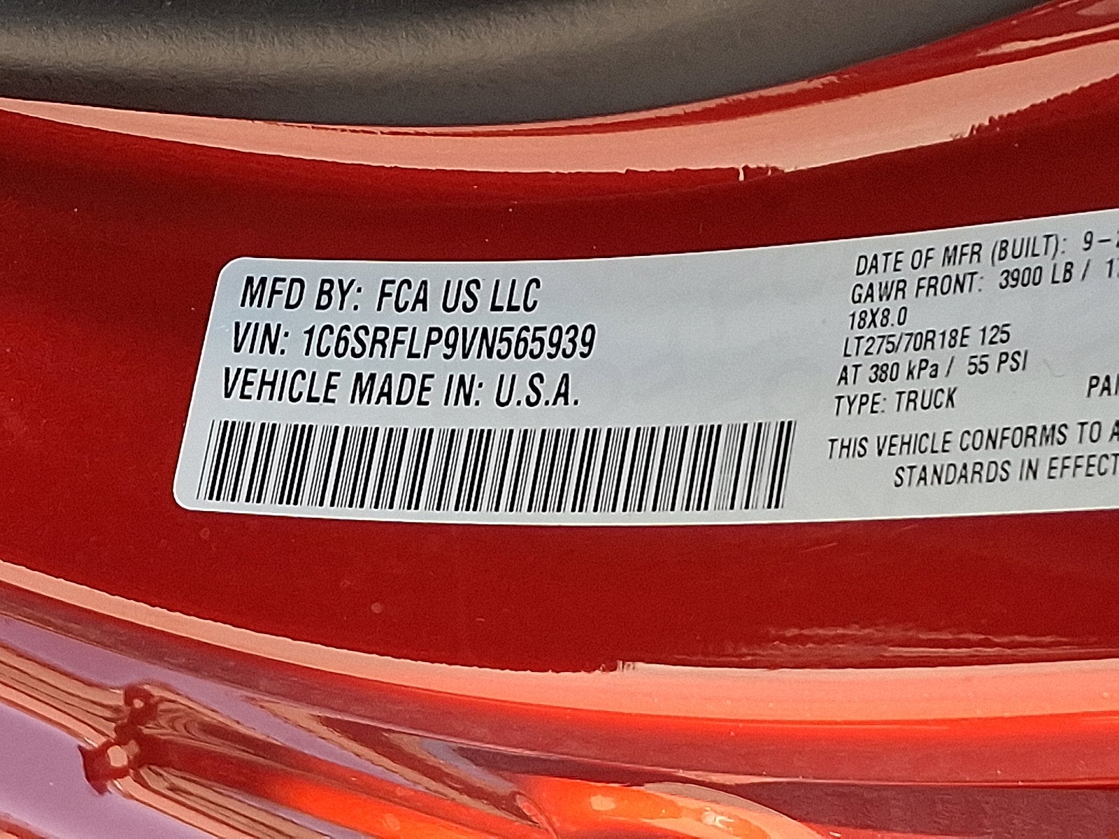 2027 RAM 1500 RAM 1500 REBEL CREW CAB 4X4 5'7' BOX