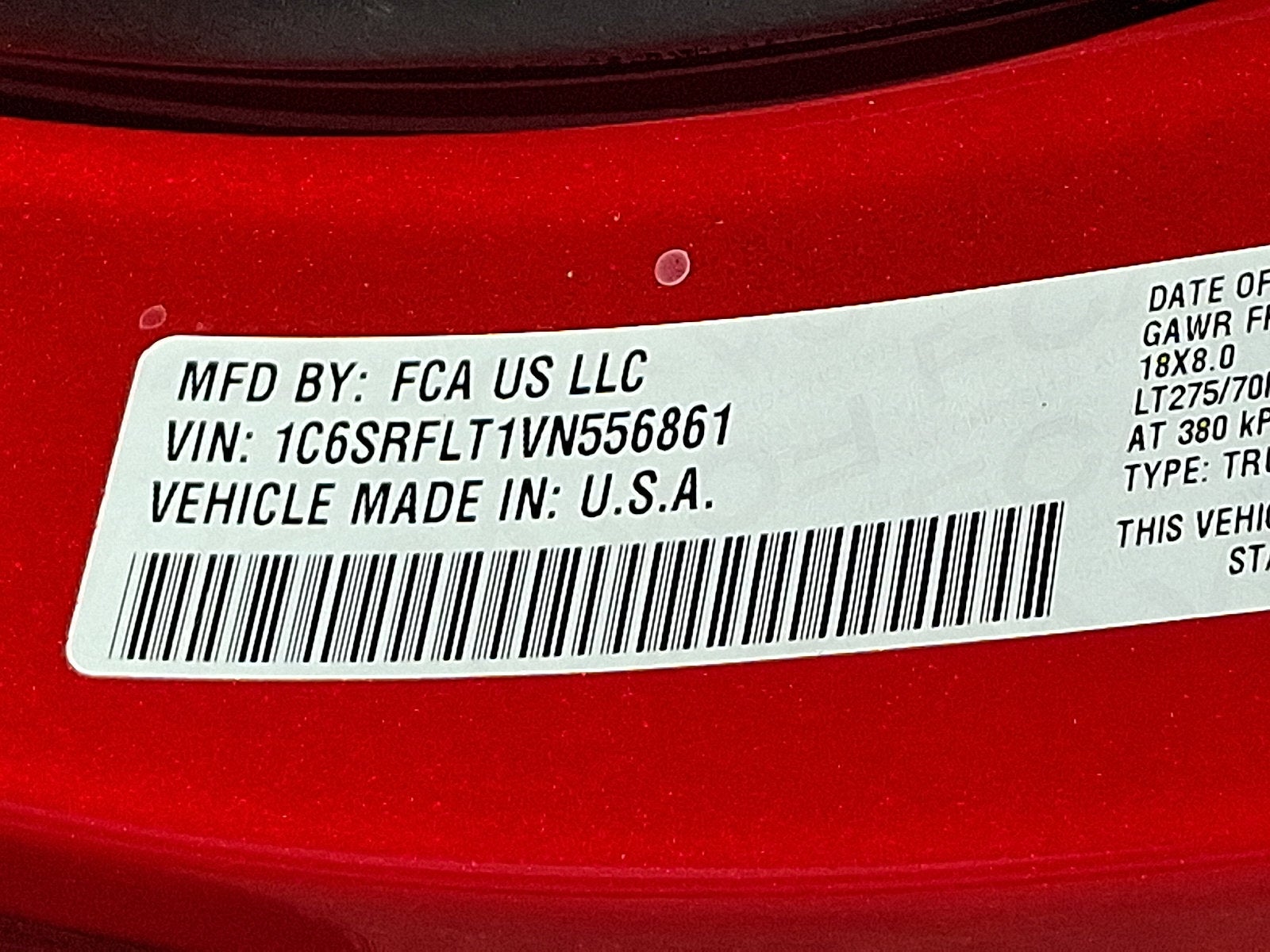 2027 RAM 1500 RAM 1500 REBEL CREW CAB 4X4 5'7' BOX