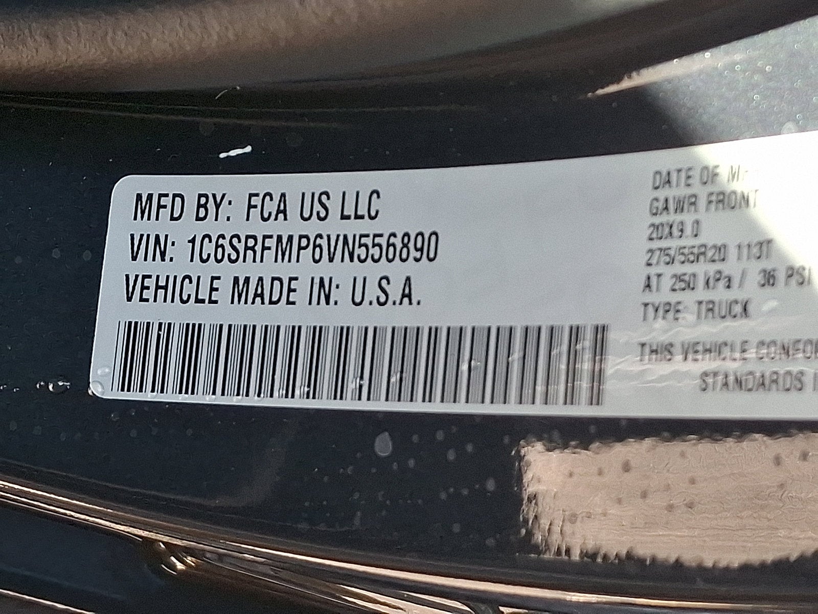 2027 RAM 1500 RAM 1500 BIG HORN CREW CAB 4X4 6'4' BOX