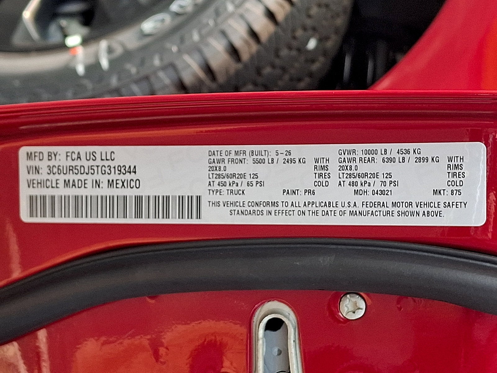 2026 RAM 2500 RAM 2500 BIG HORN CREW CAB 4X4 6'4' BOX
