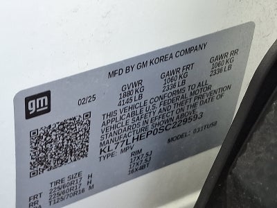 2025 Chevrolet Trax FWD LT