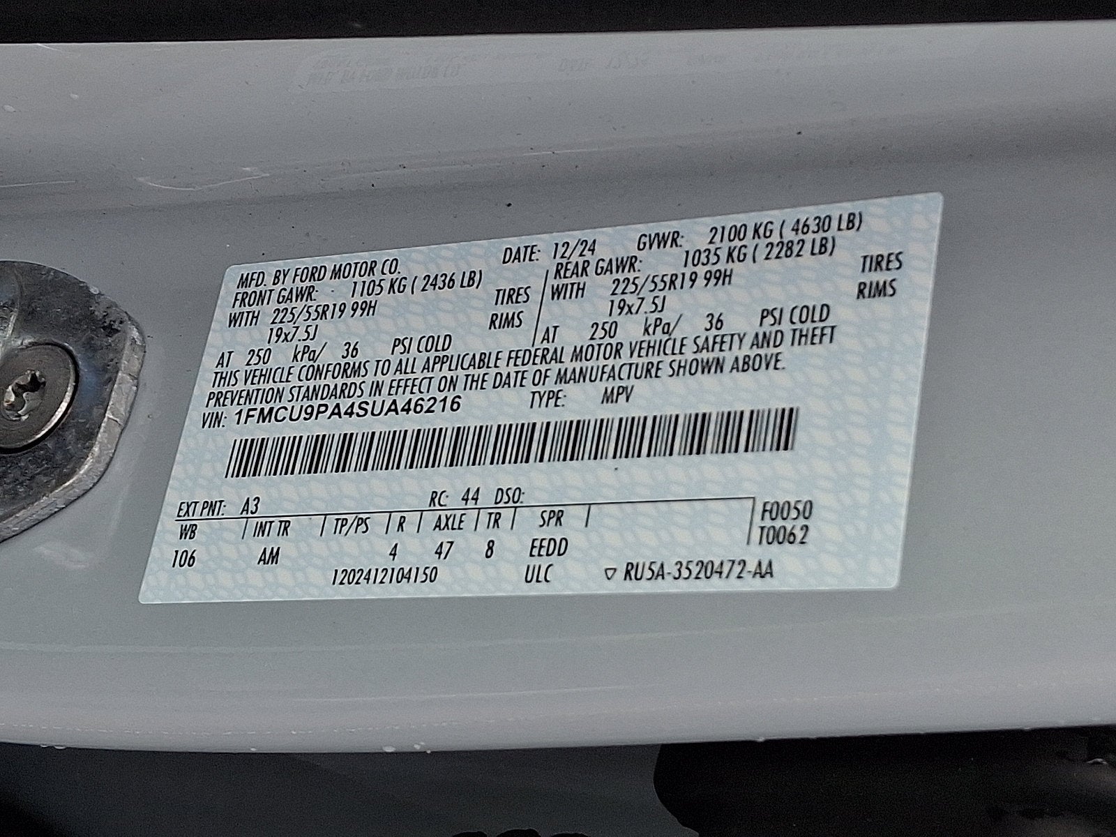 2025 Ford Escape ST-Line Elite