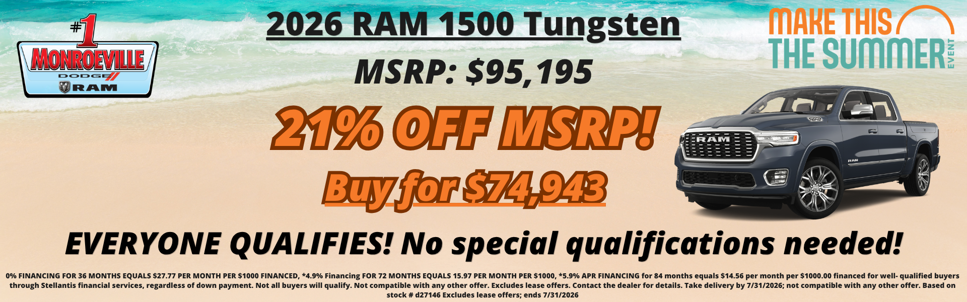 2026 Ram Tungsten