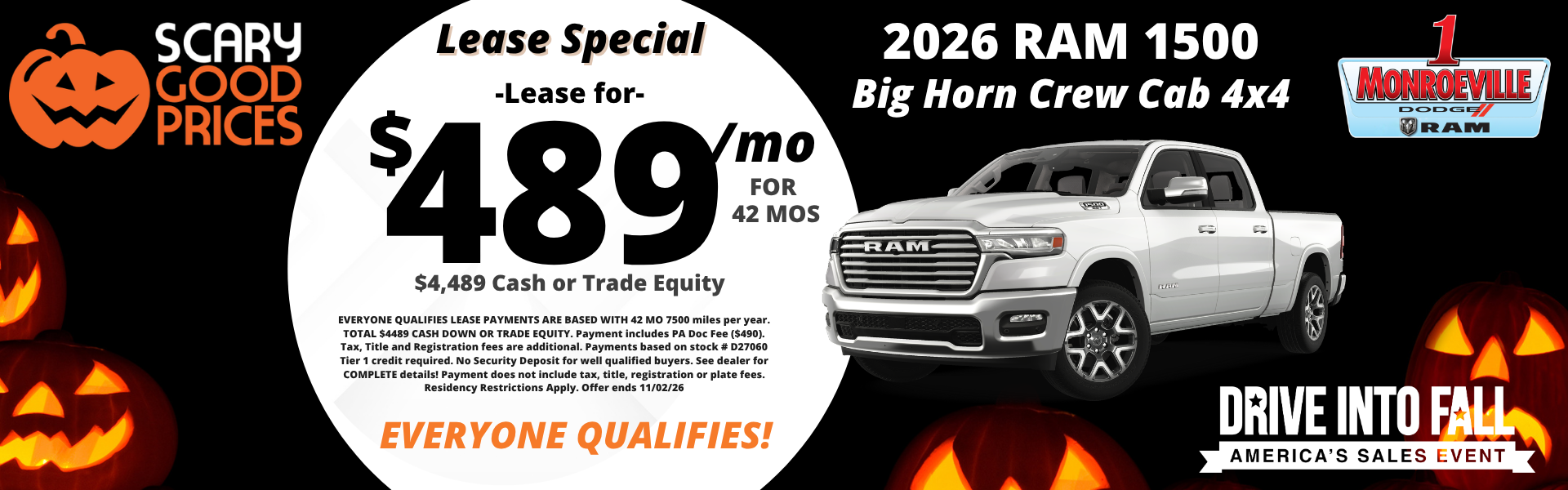 2026 RAM 1500 Big Horn and Laramie Special at Monroeville Dodge Ram