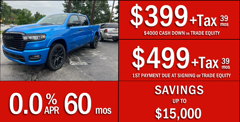 New 2024 Ram 1500 Longhorn Crew Special at Monroeville Dodge Ram