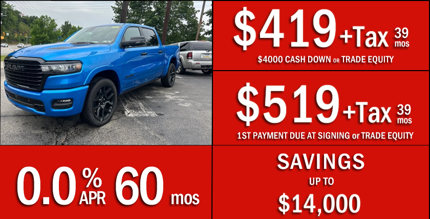 New 2024 Ram 1500 Longhorn Crew Special at Monroeville Dodge Ram