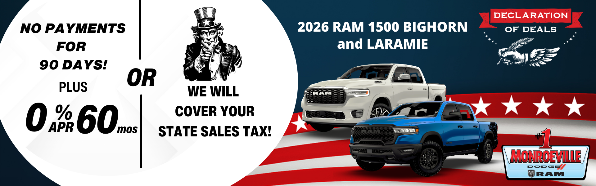 2026 RAM 1500 Big Horn and Laramie Special at Monroeville Dodge Ram