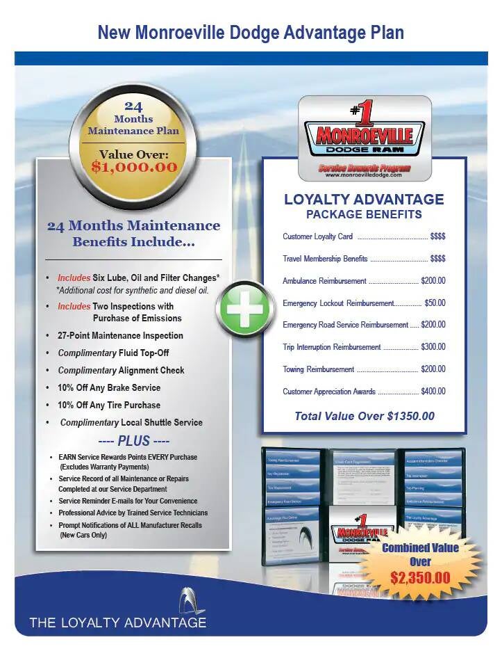 Advantage Plan Information | Monroeville Dodge Ram in Monroeville PA